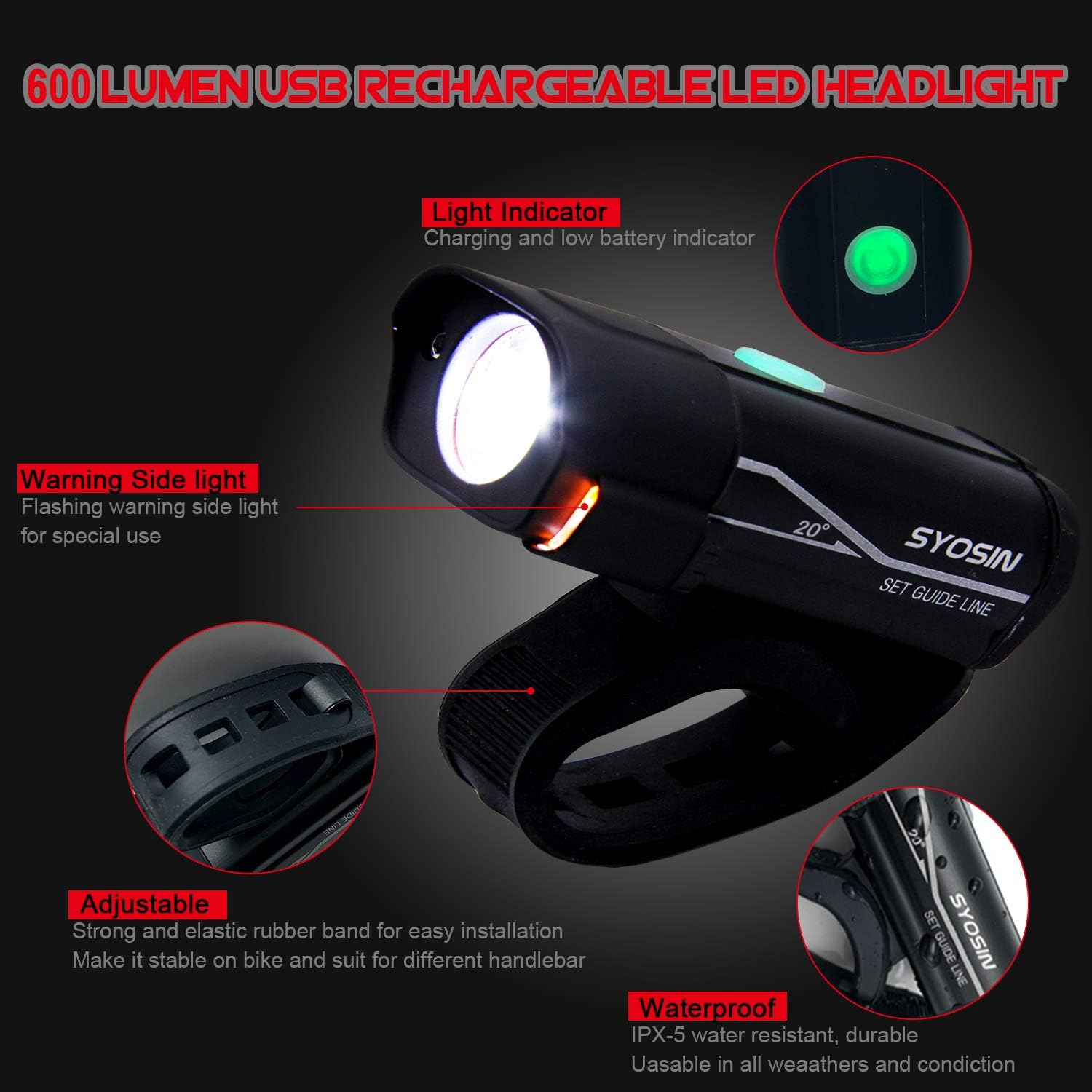 syosin bike light
