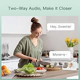 ARENTI 1080P Wifi Baby Monitor with Camera App Night Vision 5 inch PTZ Battery view 9
