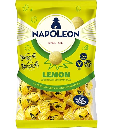 Amazon.com : Napoleon Lemon Balls (Lempur) Sours Candy - (2-Packs