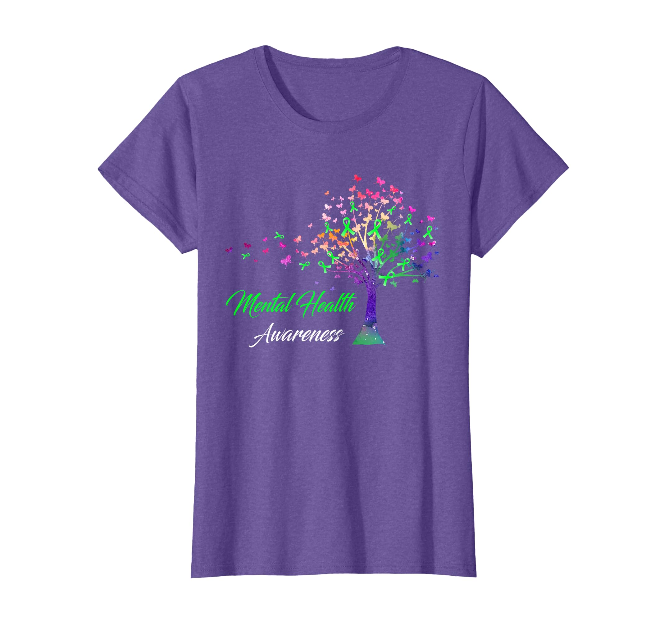 Tree Ribbon Mental Health Awareness T-Shirt