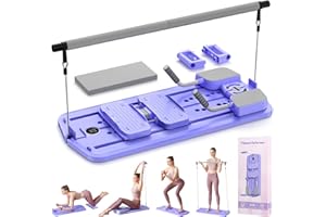 KTATA 2025 New Pilates Reformer Machine with Pilates Bar,Ski Machine,Push-Up Board,Abdominal Muscle Board,Mountain Climbing M