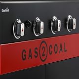 Char-Broil Gas2Coal 440 Hybrid Grill Gas Barbecue Black 61 x 24 x 46 cm view 9