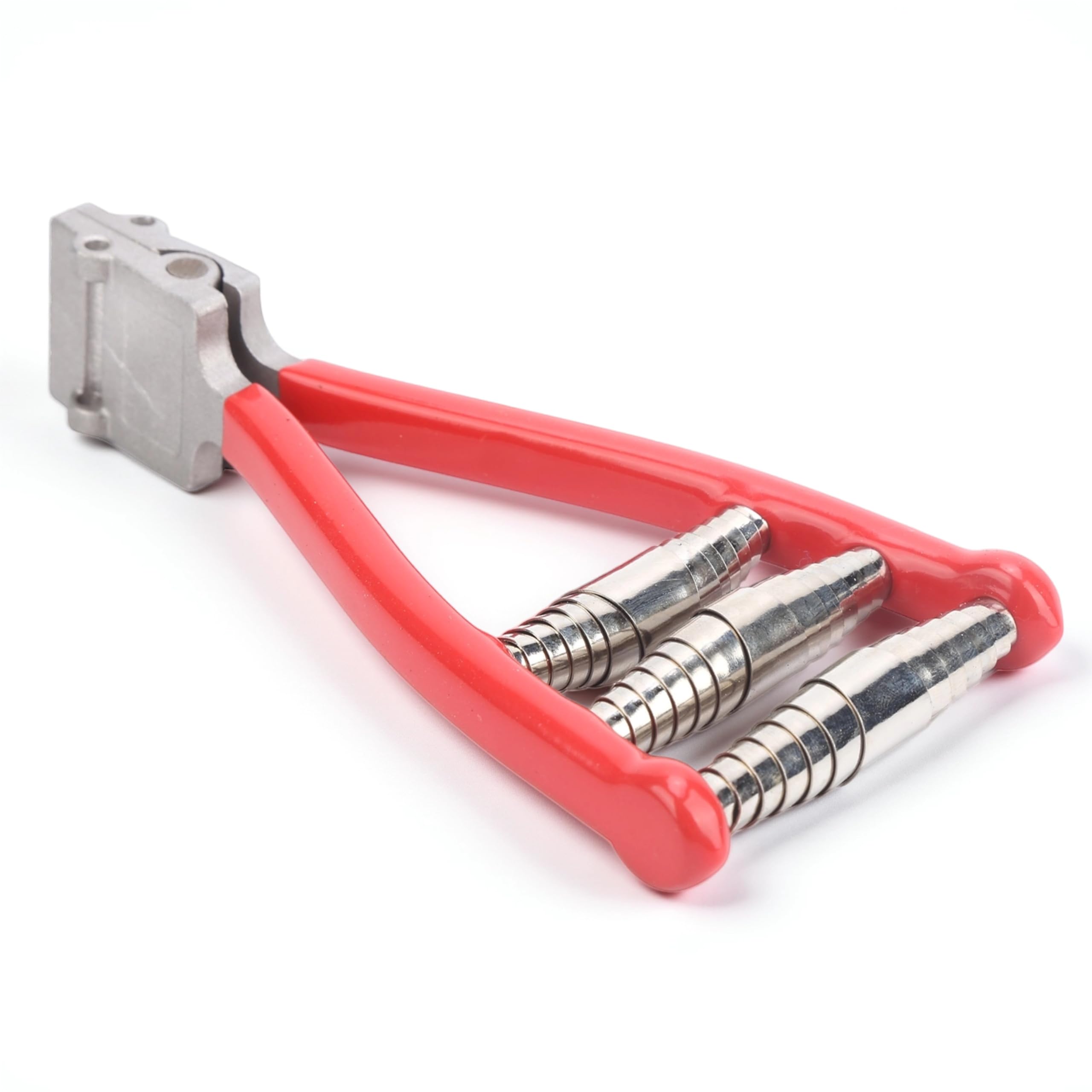 Tennis and Badminton Racquet Stringing Starting Clamp - 3 Spring Wide Head Aluminum Plastic Racquet Starter Stringing Tool for Racquet Stringing