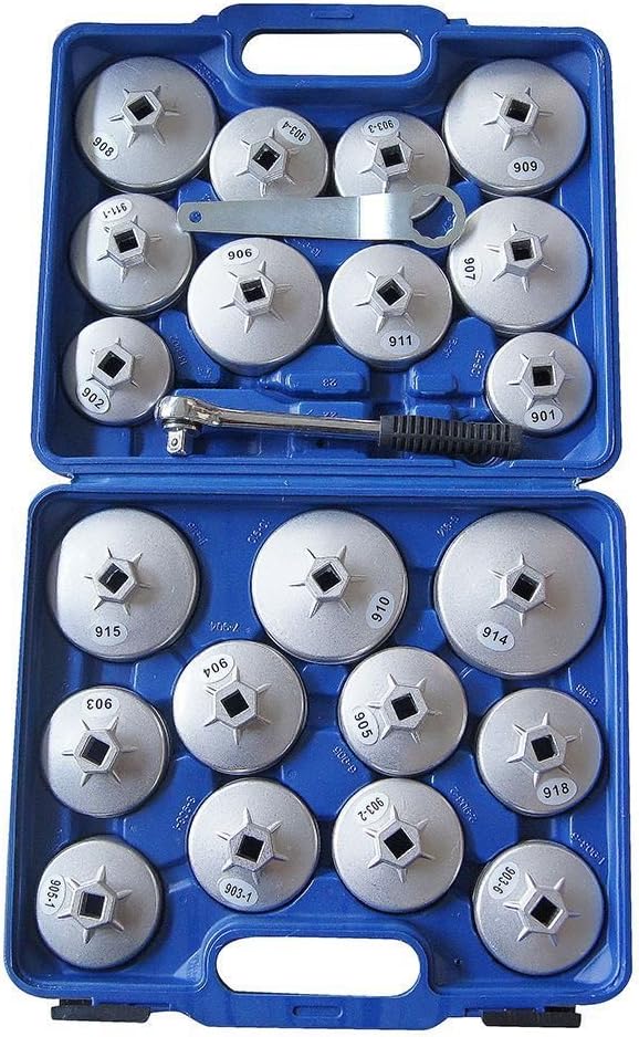 KATSU Oil Filter Socket Wrench Cup Set 23PCs - Image 3