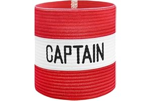 Mezeic Classic Captain's Armband for Soccer Training, Adults & Youths Elastic Arm Band Captain Armbands Team Sports Accessories