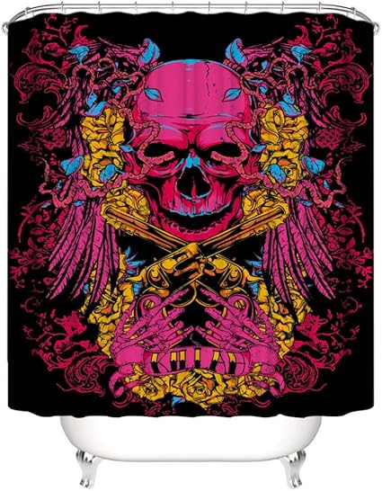 SUGOO Cortina de Ducha Impermeable a Prueba de Moho Hecha de 100%