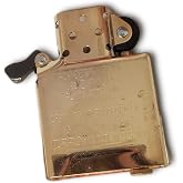 Zippo Inside Guts Brass Finish (No Outside Case) Only Inside Insert | Gift for Men &amp; Women - Fathers day, Birthday, Groomsmen, Graduations, Christmas, Halloween, Wedding, Valentine, Anniversary