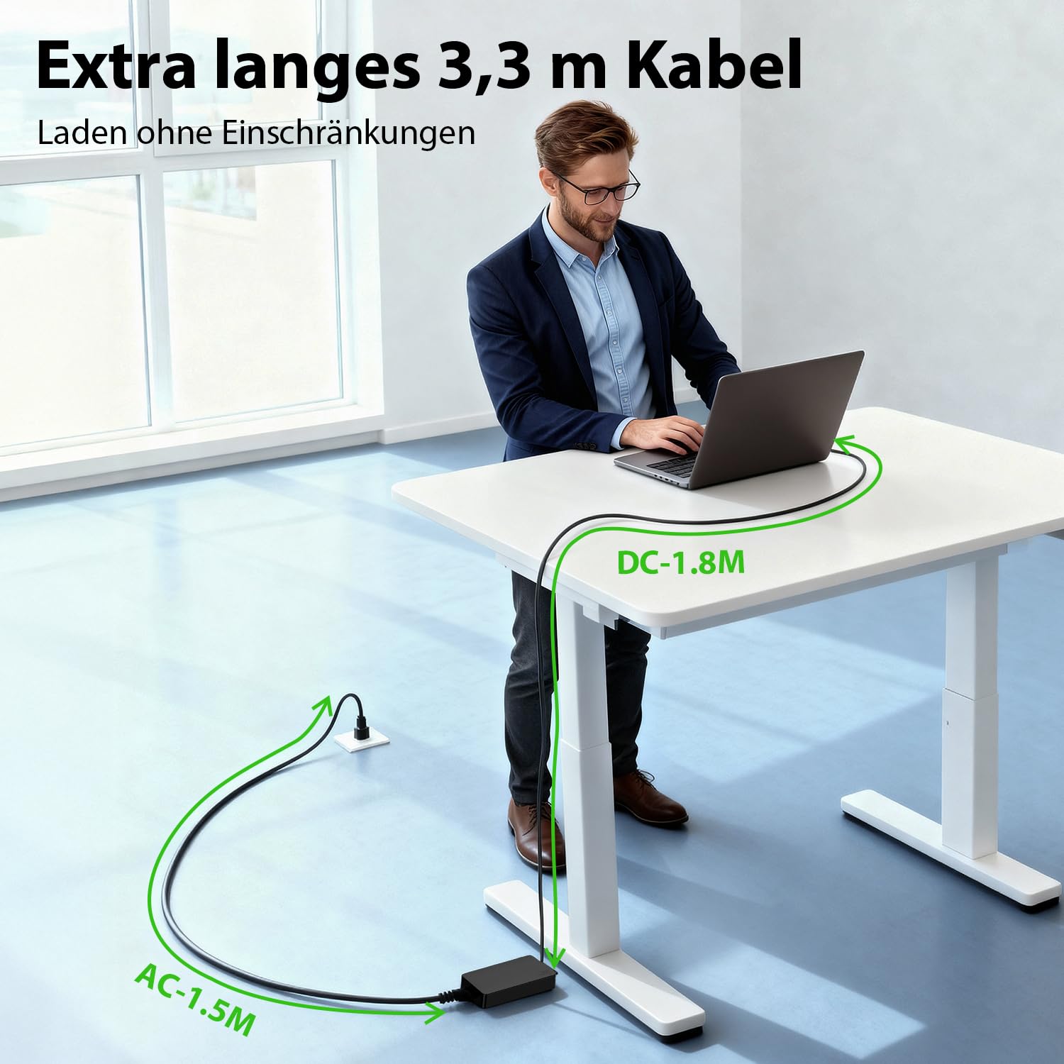 SUNYDEAL 65W HP Ladekabel Laptop USB C Ladegerät Netzteil für HP Dell Lenovo Thinkpad ASUS Acer Huawei Samsung Surface MacBook Type C Charger mit PD 3.0 QC Schnellladegerät 6