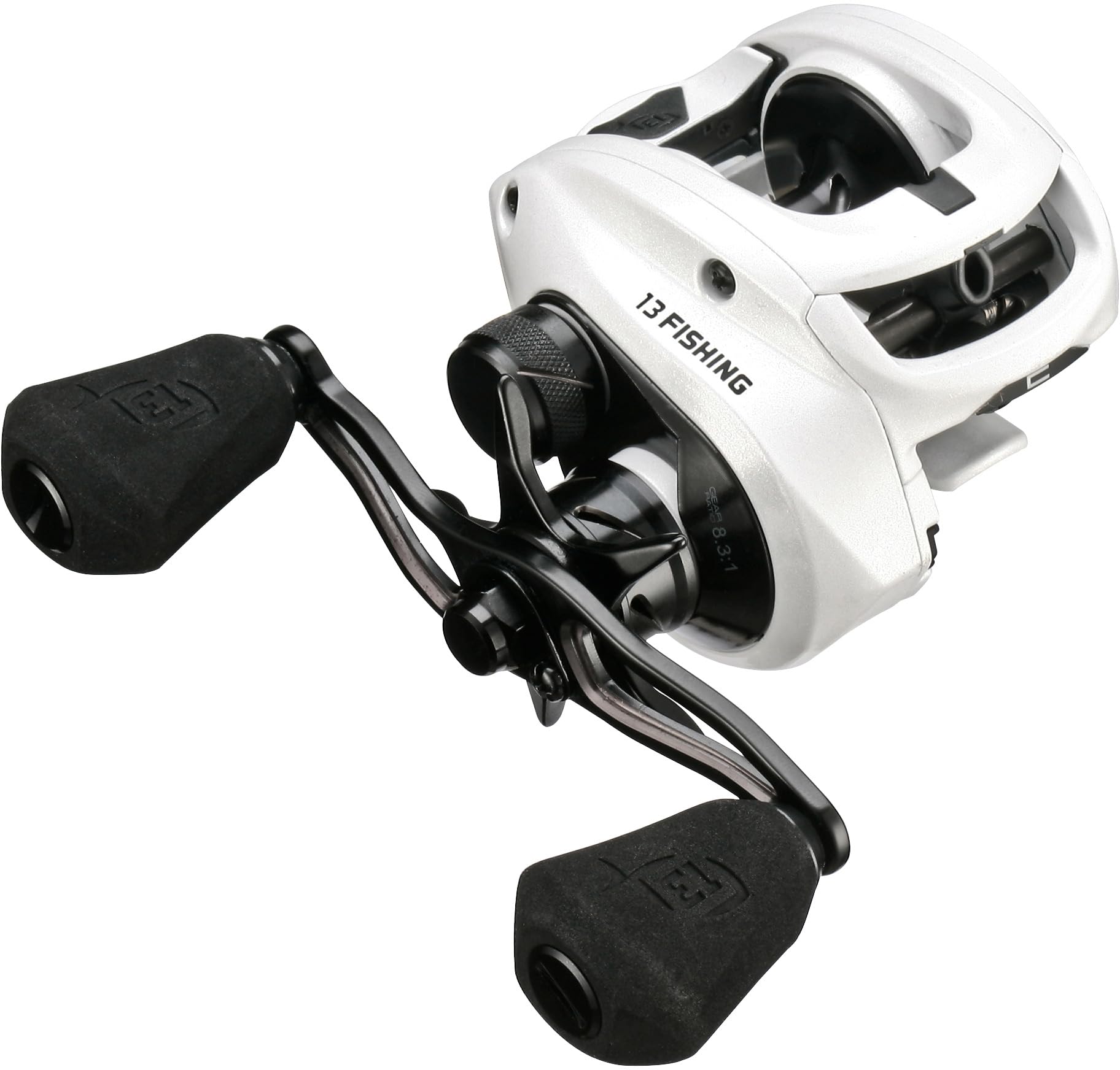 13 FISHING - Concept C2 - Low-Profile Baitcast Fishing Reel - 6.8:1 - Right Hand Retrieve (Fresh+Salt) - C2-6.8-RH