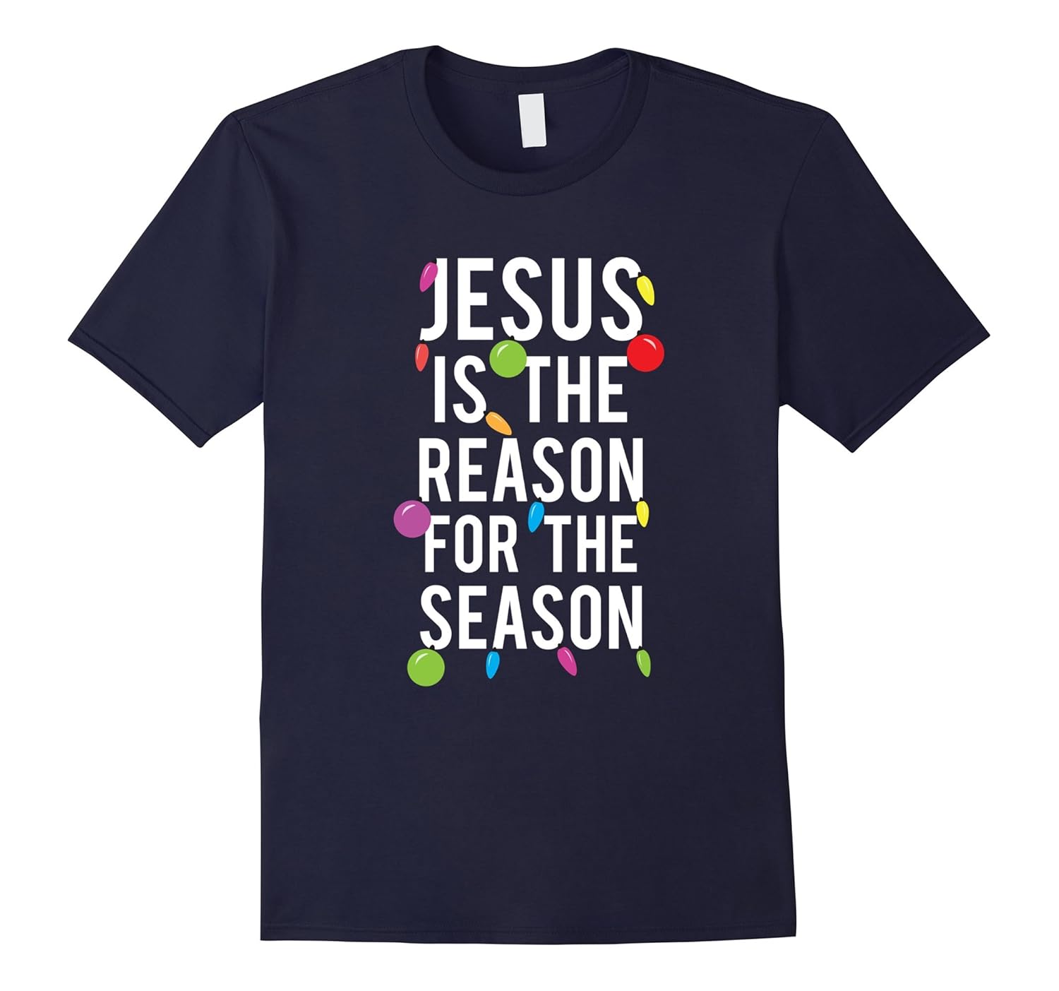 Christian Shirts: Christmas Jesus is Reason for Season Shirt-Rose