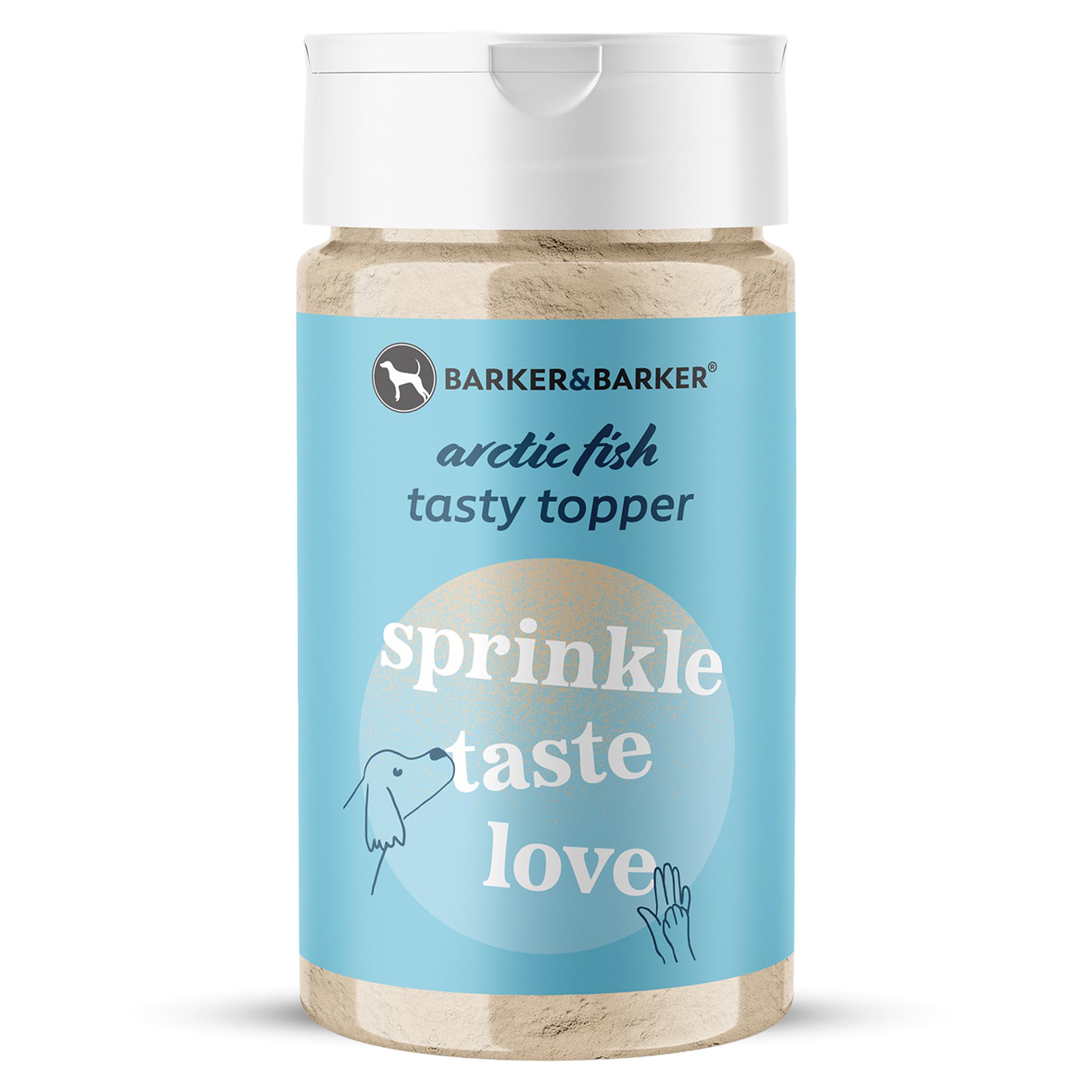 Barker and Barker Tasty Dog Food Topper - Arctic Fish Pot 160g | Equally Good on Wet & Dry Dog Food | High in Protein & Vitamins | Great to Encourage Fussy Eaters or Simply as a Tasty Treat