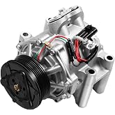 ECCPP AC Compressor for GMC Envoy for Buick Rainier 4.2L 2002-2009 | for Oldsmobile Bravada for Saab 9-7x for Chevrolet Trailblazer 4.2L 2002-2009 AC Compressor for Car Strong Cooling