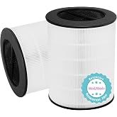 Byseacore MD01 MD02 Replacement Filter for Oransi Mod &amp; Mod+ Air Purifier | 4-Stage Filtration with Activated Carbon Filter, only for Orange or Gray Handle Unit, 2 Counts