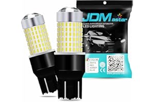 JDM ASTAR Extremely Bright 144-EX Chipsets 7440 7441 7443 7444 992 White LED Bulbs with Projector For Backup Reverse Lights Only