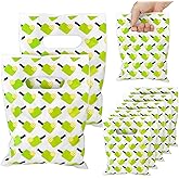 50pcs Pickleball Gift Bags - Plastic Party Favor Snack Candy Bags for Theme Party Sports Events Supplies (Light Green)