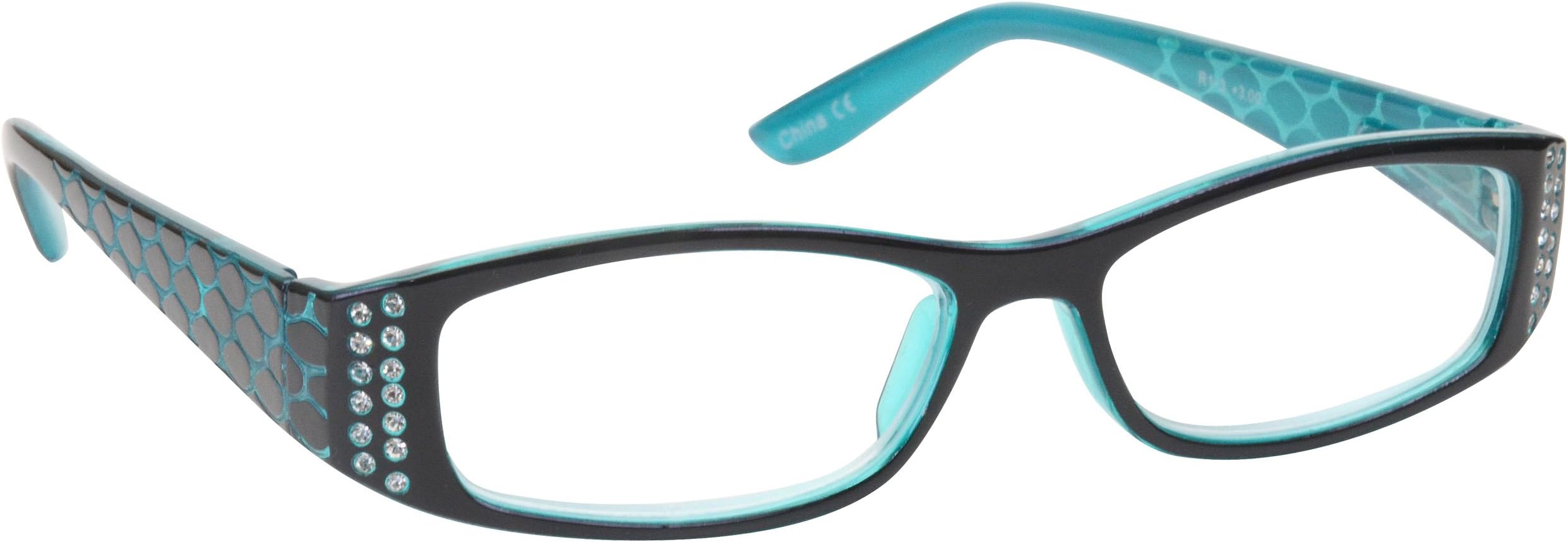 The Reading Glasses Company Tiffany Style Blue Readers Designer Style Womens Ladies Spring Hinges R1-3 +1.50