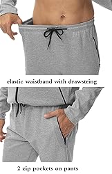 YSENTO Men's Tracksuits Outfits 2 Pieces Jogger