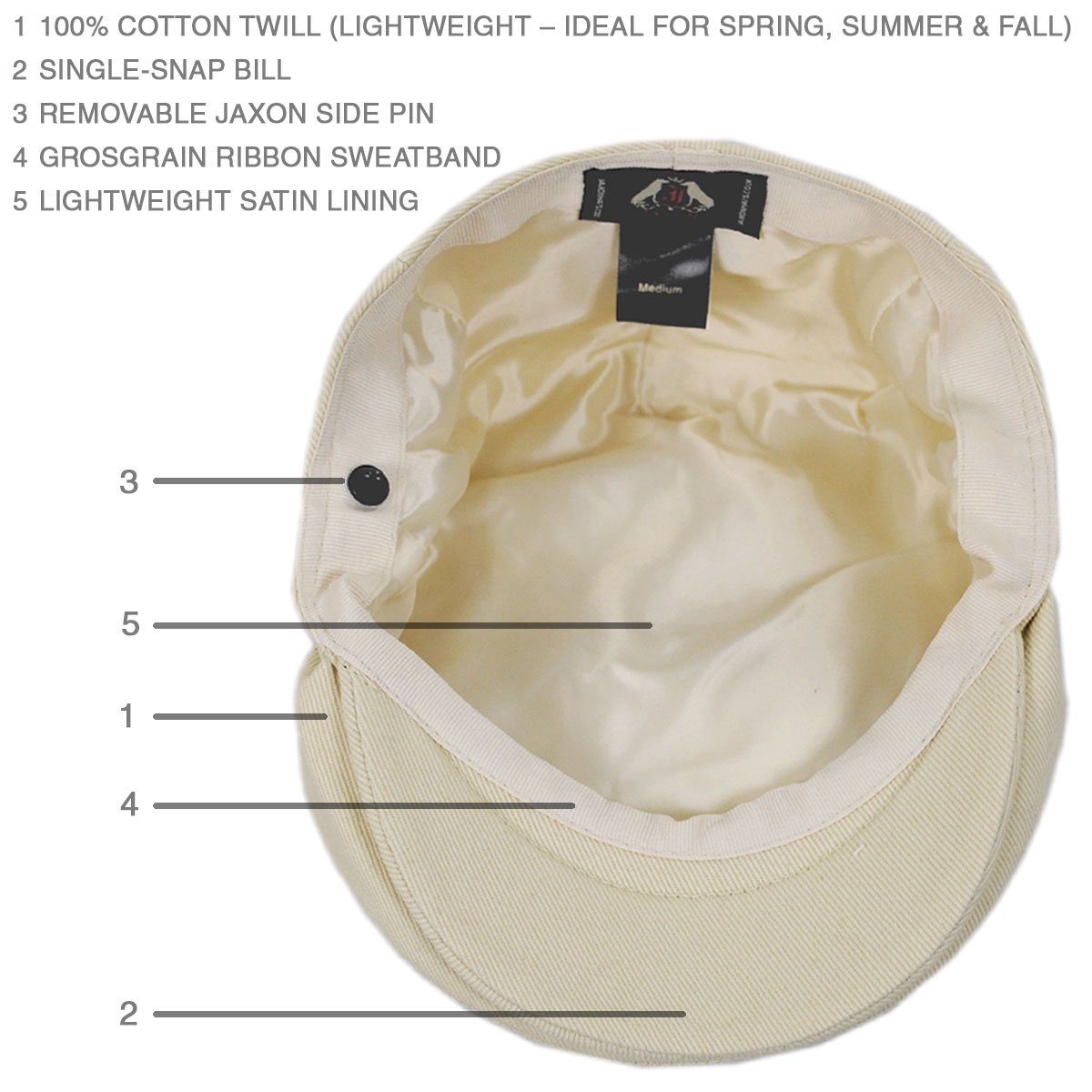 jaxon cotton ivy cap