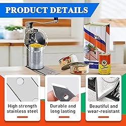 2 Pcs Commercial Can Opener Replacement Blades
