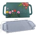 1 Pcs Tray Silicone Resin Mold with Handle Rectangle Shaped Epoxy Silicone Casting Molds for Cup Fruit Candy Storage Holder,3D DIY Making Handmade Home Display Decor Crafts