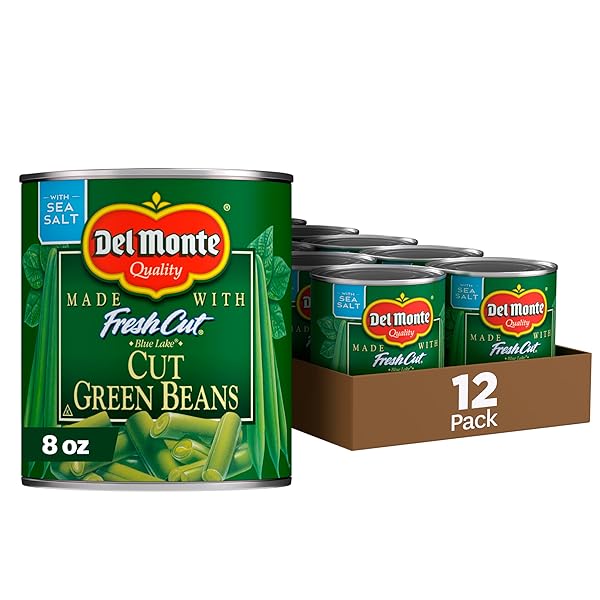 DEL MONTE BLUE LAKE CUT GREEN BEANS, CANNED...