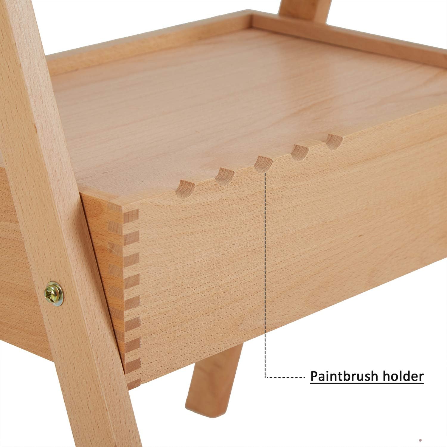MEEDEN Studio H-Frame Easel with Art Supply Storage Drawer - Image 5