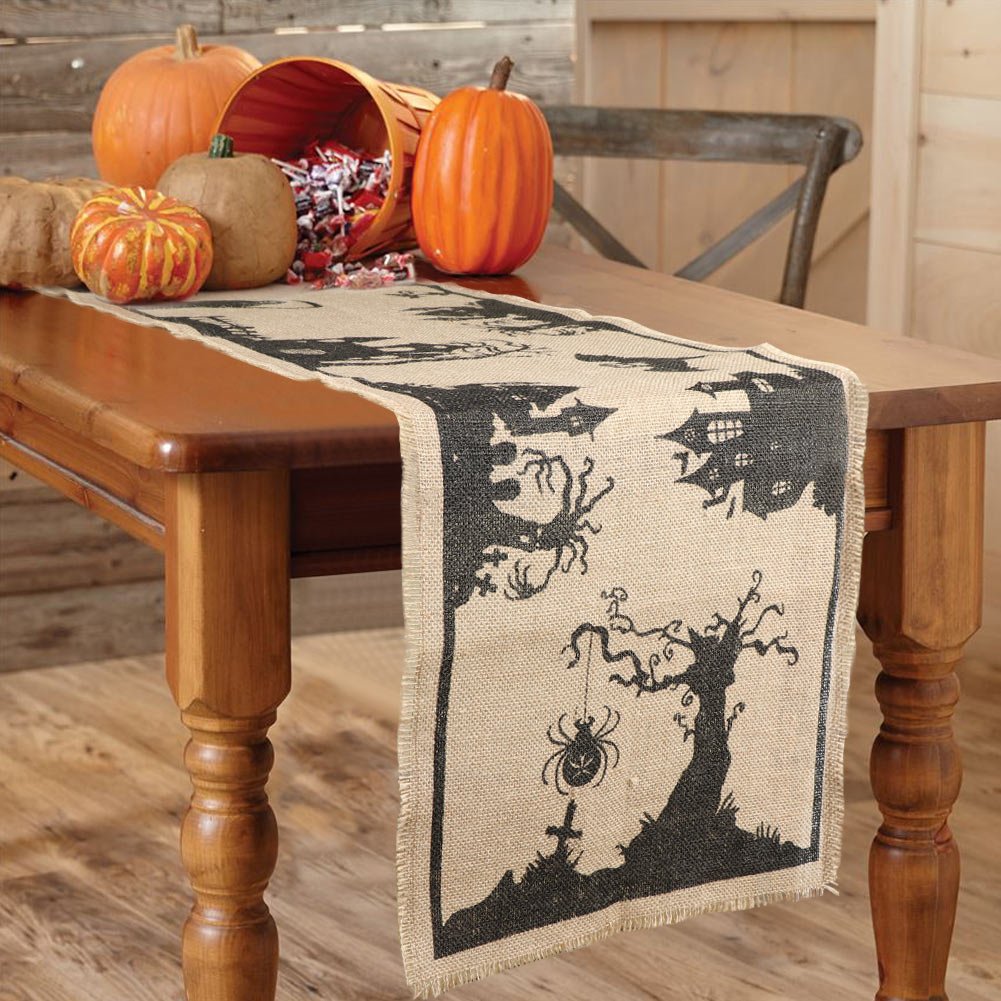 Best Burlap Table Runner With Fringe