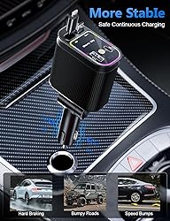 Starlight Retractable Car Charger, Starlight in Car
