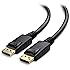Cable Matters Gold Plated DisplayPort to DisplayPort Cable 6 Feet - 4K Resolution Ready