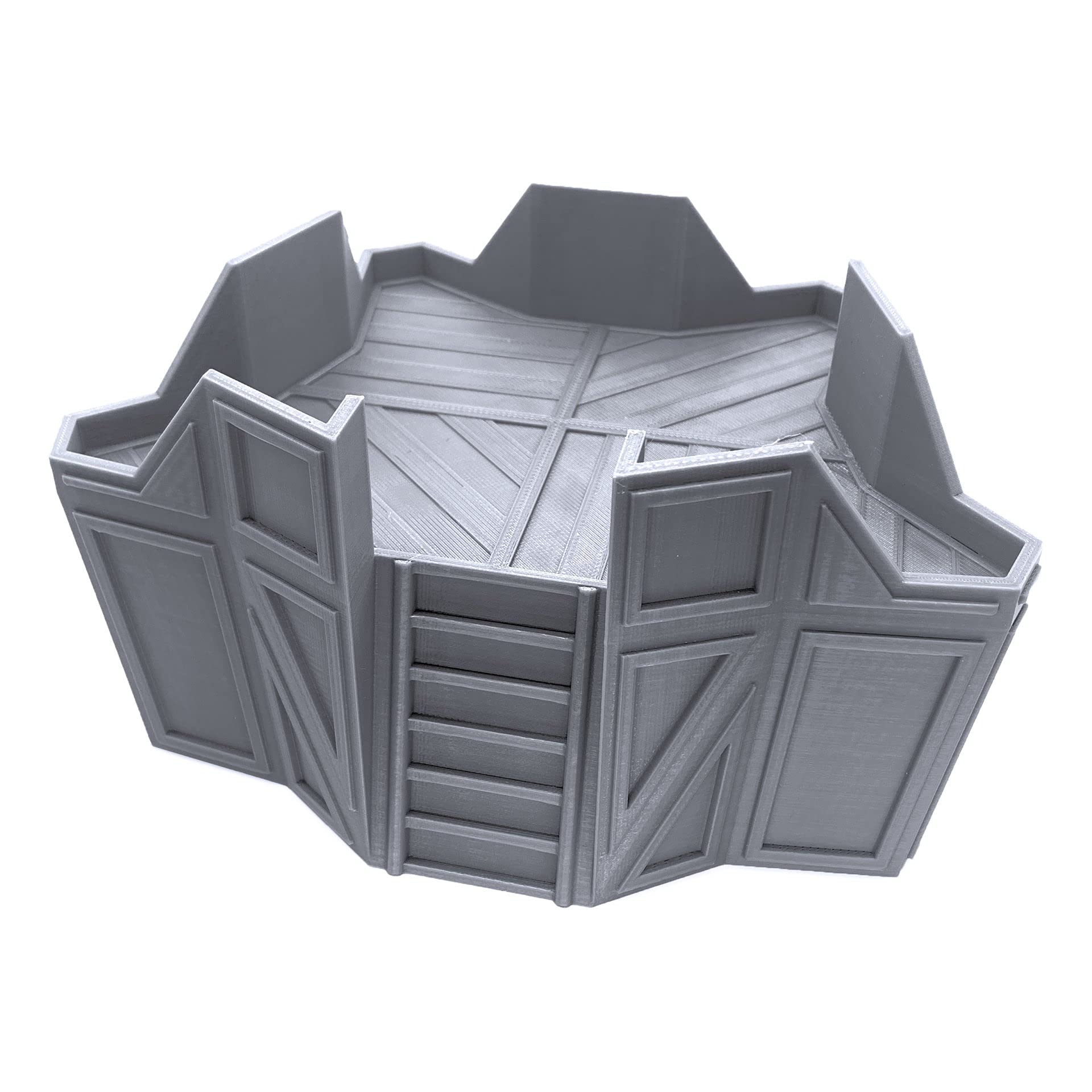EnderToys Star Turret, Terrain Scenery for Tabletop 28mm Miniatures Wargame, 3D Printed and Paintable