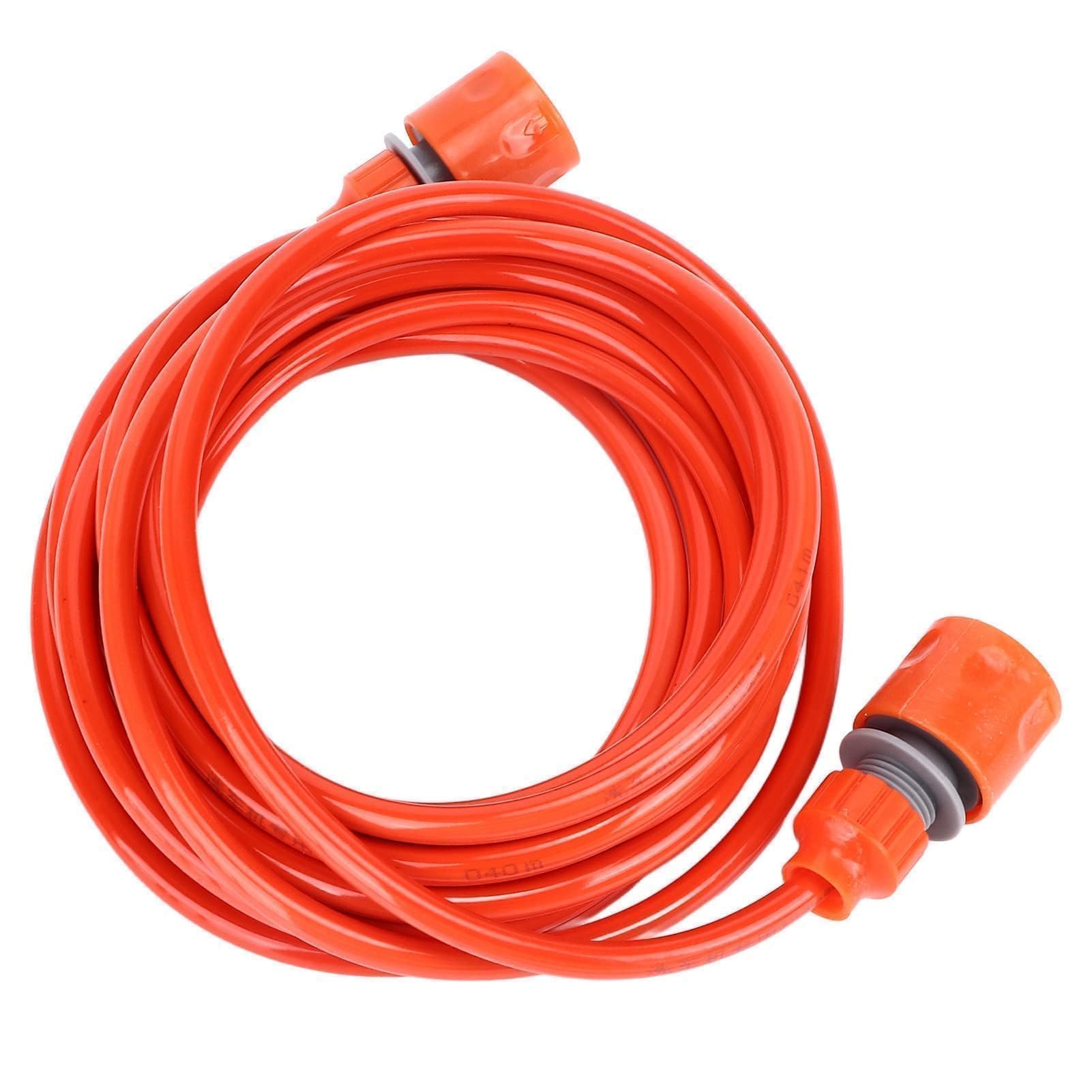 6M Reinforced Garden Hose with 2 Connectors, Flexible Water Hosepipe for Watering, Car Washing & Gardening