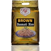 TAJ Gourmet Brown Basmati Rice, Naturally Aged, 10-Pounds