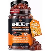 Sugar-Free Himalayan Shilajit Gummies for Men and Women [4000mg - 10:1 Extract] Focus & Energy Booster with KSM 66 Ashwagandha and Shatavari (Made in USA) Vitality & Hormone Support, Non-GMO, BPA-Free