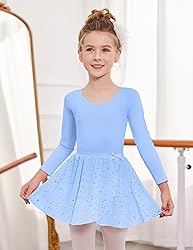 Zaclotre Ballet Leotards for Girls 2 Piece Scoop