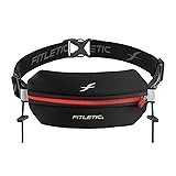Fitletic Neo Race Belt, Black & Red | Unique No