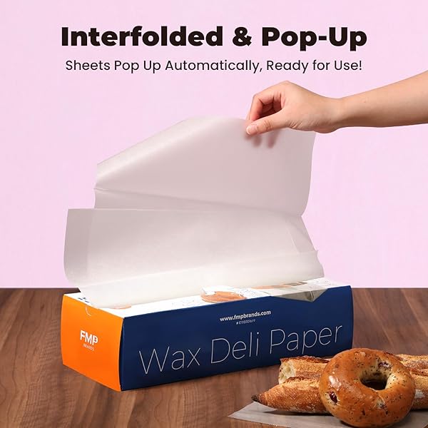 FIT MEAL PREP [1000 PACK] 15 X 10.75″ WAX PAPER SHEETS FOR FOOD, INTERFOLDED PRECUT DELI PAPER, POP UP GREASE-PROOF SANDWICH PAPER WRAPS, WATERPROOF FOR LUNCH, FOOD BASKET, MICROWAVE COVER, BBQ
