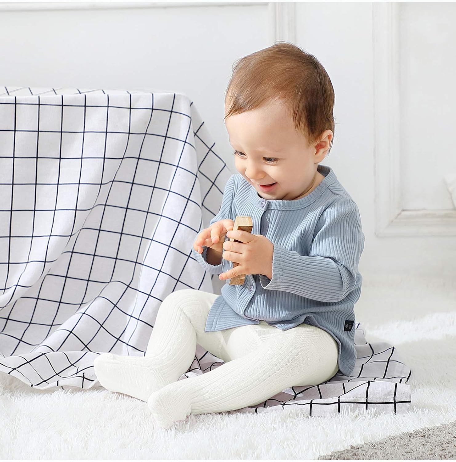 newborn cable knit tights