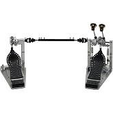 DW MFG Series Colorboard Machined Chain Drive Double Bass Drum Pedal w/Bag, Graphite Edition