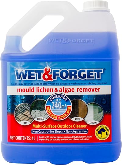 Wet & Forget Mould Lichen Algae Remover 4 L Outdoor Cleaning Solution