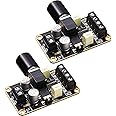 2 Pieces Audio Amplifier Board Pam8406 Mini Amplifier Board 5v, 5w+5w Module, Digital Power Module Class D 2.0 Dual Channel Audio Stereo Amplify for DIY Sound System