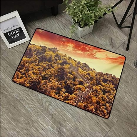 Amazon Com Anzhutwelve Great Wall Of China Kitchen Floor Mats