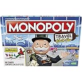 Hasbro Gaming Monopoly World Tour Board Game with Token Stampers and Dry-Erase Gameboard for Family Game Night