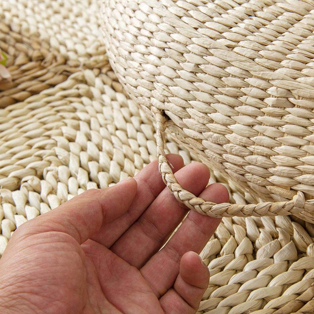 Cojines para espalderas y sillas Tatami tejido a mano estilo japonés