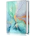 Fintie Photo Album for 4x6 Photos - 112 Pockets Vegan Leather Cover Memory Albums Book for Birthday Family Anniversary Vacation Pictures, Emerald Marble