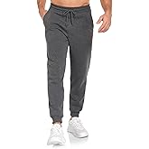 Little Beauty Men's Fleece Joggers with Pockets Warm Winter Sweatpants Workout Running Athletic Pants