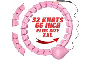 FANBIYA Plus Size Quiet Weighted Hula,Detachable Noiseless Hula,Abdominal Workout Equipment at Home for Women