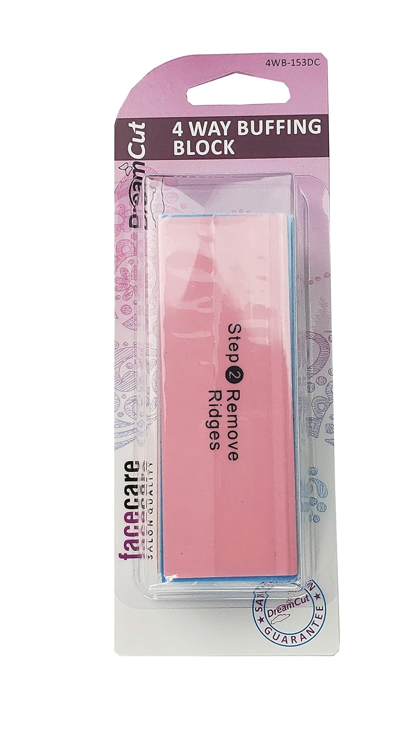 4 Way Buffer Block Nail Buffering Files 4 Steps Washable Emery Boards Professional Manicure Tools by DreamCut : Beauty