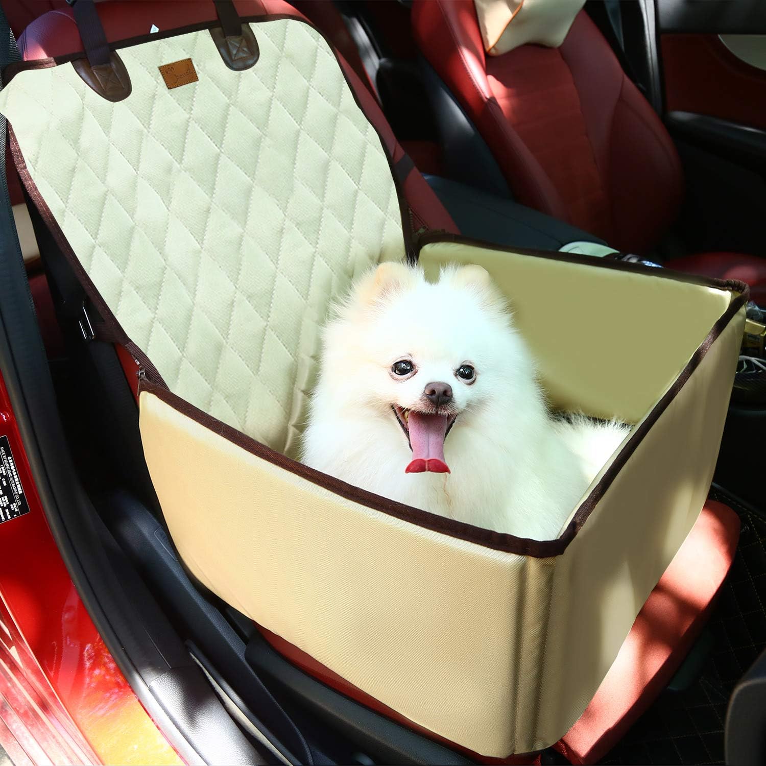 Best pet bucket seat covers beige