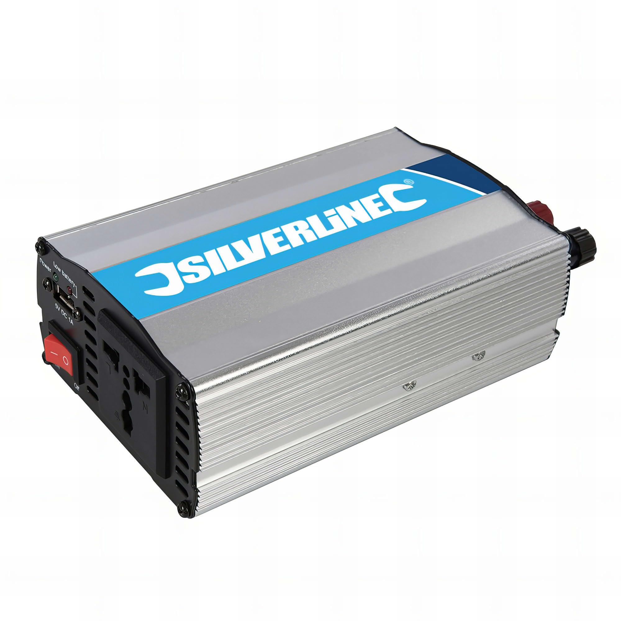 Silverline 12V Inverter 300W (Single Socket) (204757), BLUE