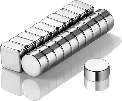 Ecooe Magnete Stuck Extrem Stark Ultra Starke Magnet Verschiedene Formen Rundmagnete Wurfelmagnete Neodym Magnet Fur Kuhlschrank Whiteboards Magnetplatten Magnetstreifen Glas Magnetboards 10 X 10x 5mm 10 X 5mm Amazon De Burobedarf